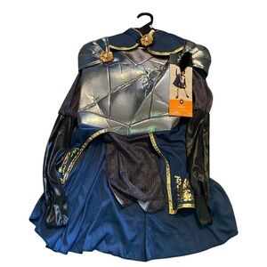 Knight Prince Costume Medium Kids Boys Hyde & Eek Cape Disney Blue Gray